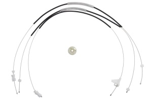 Set reparatie macara geam Fata Stanga potrivit RENAULT VEL SATIS dupa 2002 - (Cabluri)