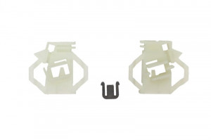 Set reparatie macara geam spate stanga potrivit SEAT CORDOBA, CORDOBA VARIO, IBIZA II, INCA; SKODA OCTAVIA I; VW CADDY II, CADDY II/MINIVAN, POLO III CLASSIC, POLO IV, POLO V dupa 1993 - (2 ghidaj, electric) - Img 2
