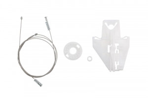 Set reparatie macara geam spate stanga potrivit SEAT LEON, TOLEDO II; SKODA FABIA I 1998-2008 - (set)