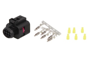 Stecher, numar pini: 6, Kit reparare, potrivit AUDI; HYUNDAI; KIA; SEAT; SKODA; VW potrivit AUDI A4 B5, A4 B6; VW GOLF IV 11.94-12.04 - Img 2