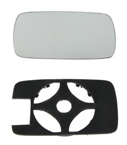 Sticla oglinda exterioara Stanga potrivit BMW 5 (E39), 7 (E38) 1994-2004 pana in 2004 - (convexa, incalzita)