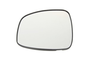 Sticla oglinda laterala Stanga potrivit FIAT SEDICI 2006-2014 - (convexa, incalzita, crom)