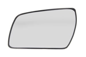 Sticla oglinda laterala Stanga potrivit KIA SOUL I 2009-2014 - (convexa, incalzita, crom)