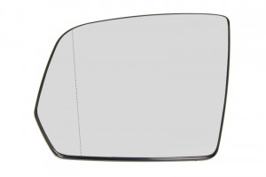 Sticla oglinda stanga potrivit MERCEDES GLK X204, GL-KLASA X164, Clasa M ML W164 2005-2012 - asferica, incalzita, crom