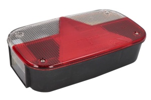 Stop spate dreapta (12V, cu intermitent, lumina de marșarier, cu stop, lumina de parcare, reflector triunghiular conector: Bayonet 5PIN) - Img 3