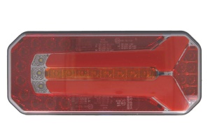 Stop spate stanga/dreapta (LED, 12/24V, cu intermitent, cu lumini ceata, lumina de marșarier, cu stop, lumina de parcare, cu iluminare placuta, reflector, indicator dinamic, conector: WAS 7) - Img 1
