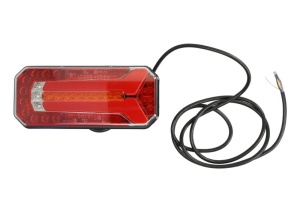 Stop spate stanga/dreapta (LED, 12/24V, cu intermitent, cu lumini ceata, lumina de marșarier, cu stop, lumina de parcare, cu iluminare placuta, reflector, indicator dinamic) - Img 1