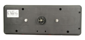 Stop spate stanga EUROPOINT III (LED, 24V, cu intermitent, cu far de ceata, marsarier, cu stop, lumina de parcare, reflector triunghiular, conector: ASS2.1 7PIN) - Img 2
