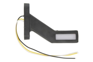 Stop spate stanga (LED, 12/24V, cu intermitent, cu lumina stop, lumini parcare, lungimea cablu : 0,4m) - Img 2