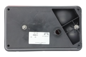 Stop spate stanga MULTIPOINT V (LED/P21W/PY21W, 24V, cu intermitent, cu lumina de ceata, lumina de marșarier, cu lumina stop, lumini parcare, reflector triunghiular, conector: PE) - Img 2