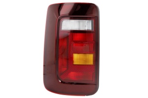 Stop spate Stanga (P21W/W5W, culoare sticla gri/rosu, lampa anti-ceata) potrivit VW CADDY IV 2015-2020