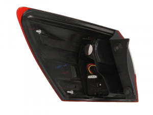 Stop tripla lampa spate dreapta LED Exterior , Semnalizator alb, Culoare sticla rosu potrivit NISSAN QASHQAI 2010-2013 - Img 2