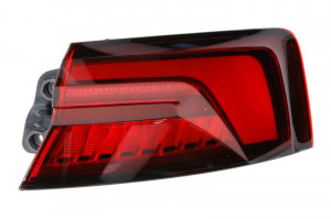 Stop tripla lampa spate dreapta potrivit AUDI A5 dupa 2016 - (interior, LED, culoare sticla fumuriu, carcasa neagra)