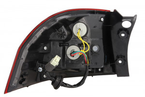Stop tripla lampa spate dreapta potrivit KIA RIO LIFTBACK 2011-2016 - ( exterior , Semnalizator alb, culoare sticla alb-rosu) - Img 2