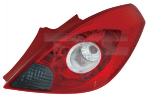 Stop tripla lampa spate dreapta potrivit OPEL CORSA HATCHBACK 2011-2014 - (Semnalizator alb, culoare sticla: rosu)
