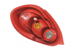 Stop tripla lampa spate dreapta potrivit TOYOTA AYGO HATCHBACK 2008-2014 - (Semnalizator portocaliu, culoare sticla: rosu) - Img 2