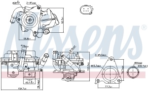 Supapa EGR potrivit AUDI A3, A4 ALLROAD B8, A4 ALLROAD B9, A4 B8, A4 B9, A5, A6 C7, Q2, Q5, TT; SEAT ARONA, ATECA, IBIZA V, LEON, LEON SC, LEON ST; SKODA KAMIQ, KAROQ, KODIAQ I 1.6D/2.0D 11.07- - Img 4