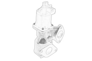 Supapa EGR potrivit ISUZU D-MAX; RODEO potrivit ISUZU D-MAX I, D-MAX II 4JJ1E4C-L-4JK1-TC 01.07-12.18 - Img 1