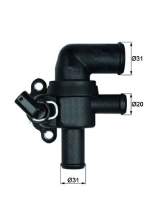Termostat lichid racire (90°C, in carcasa) potrivit SMART CABRIO, CITY-COUPE, CROSSBLADE, FORTWO, ROADSTER 0.6/0.7 07.98-01.07 - Img 3