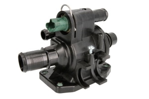 Termostat sistem racire (83°C, in carcasa) potrivit CITROEN BERLINGO/MINIVAN, C1, C2, C2 ENTERPRISE, C3 I, C3 PLURIEL, NEMO, NEMO/MINIVAN, XSARA; FORD FIESTA V, FIESTA VI 1.4D/1.6D 09.01- - Img 2