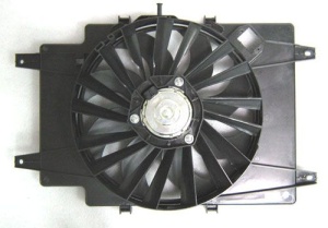Ventilator radiator (cu carcasa) potrivit ALFA ROMEO 147 1.6/1.6LPG 01.01-03.10 - Img 1