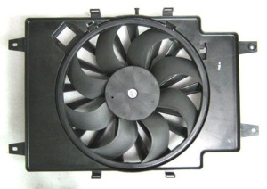 Ventilator radiator (cu carcasa) potrivit ALFA ROMEO 147 1.6/1.6LPG 01.01-03.10 - Img 2
