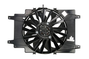 Ventilator radiator (cu carcasa) potrivit ALFA ROMEO 147 1.6/1.6LPG 01.01-03.10 - Img 2