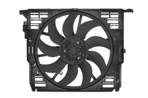 Ventilator radiator (cu carcasa) potrivit BMW 5 (F10), 5 (F11), 5 GRAN TURISMO (F07), 6 (F12), 6 (F13), 6 GRAN COUPE (F06), 7 (F01, F02, F03, F04) 3.0/3.0D/3.0H 02.08-10.18 - Img 1