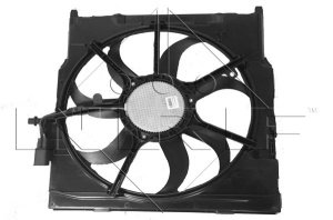 Ventilator radiator (cu carcasa) potrivit BMW X5 (E70), X6 (E71, E72) 3.0/3.0D 12.06-07.14 - Img 2