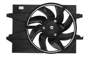 Ventilator radiator (cu carcasa) potrivit FORD FIESTA V, FOCUS C-MAX, FOCUS II, FUSION 1.25-2.0D 11.01-12.12 - Img 2