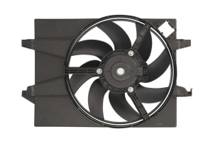 Ventilator radiator (cu carcasa) potrivit FORD FIESTA V, FUSION; MAZDA 2, 3 1.25-2.3 11.01-12.12 - Img 2