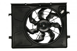 Ventilator radiator (cu carcasa) potrivit HYUNDAI ELANTRA IV, I30 1.4-2.0 06.06-06.12 - Img 1