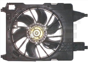 Ventilator radiator (cu carcasa) potrivit MERCEDES CITAN MIXTO (DOUBLE CABIN), CITAN (MPV), CITAN/MINIVAN (W415); RENAULT KANGOO BE BOP, KANGOO EXPRESS, KANGOO II, MEGANE II 1.2-2.0 09.02- - Img 3