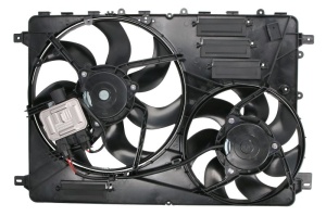 Ventilator radiator (cu carcasa) potrivit VOLVO S60 II, S80 II, V60 I, V60 II, V70 II, V70 III, V70 III/KOMBI, XC60 I, XC60 II, XC70 II 2.0-4.4 05.05-12.21 - Img 2
