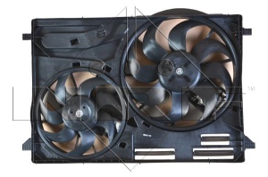 Ventilator radiator (cu carcasa) potrivit VOLVO S80 II, V70 III, V70 III/KOMBI, XC70 II 2.0D-4.4 03.06-12.16 - Img 4