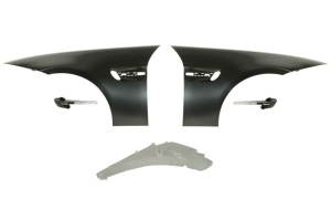 Aripa Stanga/Dreapta Fata potrivit BMW 3 E90, E91 2004-2012 - (cu orificii semnalizator; otel)