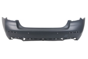 Bara spate, cu capac remorcare; grunduit cu locas senzor parcare, gri potrivit BMW 5 G30, G31, G38, F90 Saloon 2020-2023