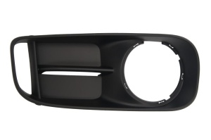 Capac bara fata Dreapta cu locas lampa ceata, plastic, negru potrivit MINI COUNTRYMAN F60 dupa 2016