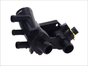 Carcasa termostat potrivit SEAT AROSA, CORDOBA, CORDOBA VARIO, IBIZA II, INCA; SKODA FELICIA I, FELICIA II; VW CADDY II, GOLF III, LUPO I, POLO III, POLO III CLASSIC 1.0/1.4/1.6 10.91-07.05 - Img 2