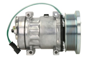 Compresor climatizare (R134a) potrivit CATERPILLAR 120H, 120K, 120K2, 120M, 135H, 140H, 140K - Img 4