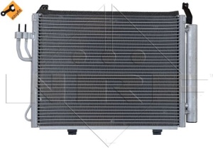 Condensator climatizare (cu uscator) potrivit HYUNDAI I10 I 1.0-1.2LPG 12.07-05.18 - Img 1