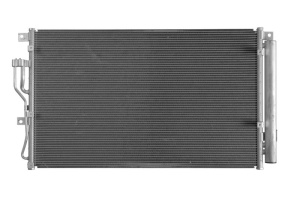 Condensator climatizare (cu uscator) potrivit HYUNDAI IX55 3.0D/3.8 01.08-11.12 - Img 3