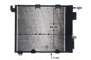 Condensator climatizare potrivit OPEL ASTRA G, ASTRA G CLASSIC, ASTRA G/KOMBI, ZAFIRA A 1.7D-2.2D 02.98-12.09 - Img 4