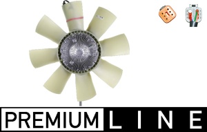 Cupla ventilator radiator (cu ventilator, 680mm, numar lame: 8) potrivit RVI KERAX, PREMIUM dCi11-270-MIDR06.23.56A/3 04.96- - Img 1