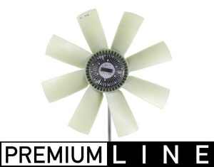 Cupla ventilator radiator (cu ventilator, 750mm, numar lame: 8) potrivit VOLVO FH12, FM10, FM12 D10A320-D12D460 08.93- - Img 1