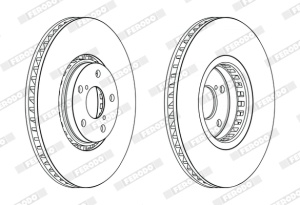 Disc frana Fata Dreapta potrivit LEXUS GS 3.5 09.06-11.11 - Img 2