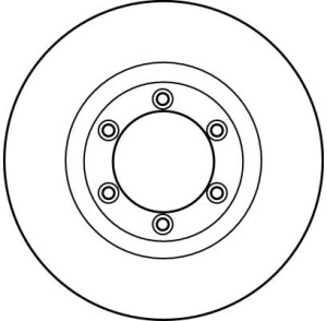Disc frana Fata Dreapta/Stanga potrivit DAEWOO KORANDO, MUSSO, REXTON; SSANGYONG KORANDO, MUSSO, MUSSO SPORTS 2.0-3.2 12.88- - Img 4