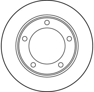 Disc frana Fata Dreapta/Stanga potrivit LADA NADESCHDA, NIVA, NIVA TRAVEL 1.6-1.9D 12.76- - Img 4