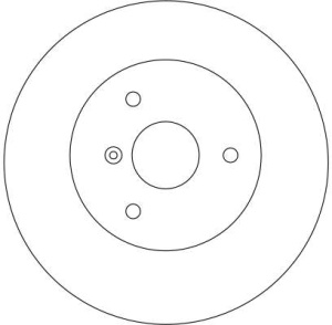 Disc frana Fata Dreapta/Stanga potrivit SMART CABRIO, CITY-COUPE, CROSSBLADE, FORTWO, ROADSTER 0.6-Electric 07.98- - Img 4