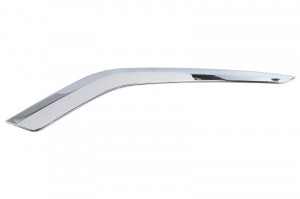 Element bara Fata Stanga plastic, crom potrivit PEUGEOT 208 I, 208 II, 208/HATCHBACK dupa 2012 dupa 2015